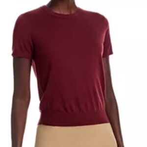 Theory Lightweight Wool Short Sleeve Top